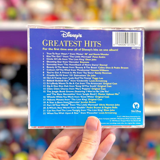 Disney’s Greatest Hits (CD, 1998) - PopCultGang