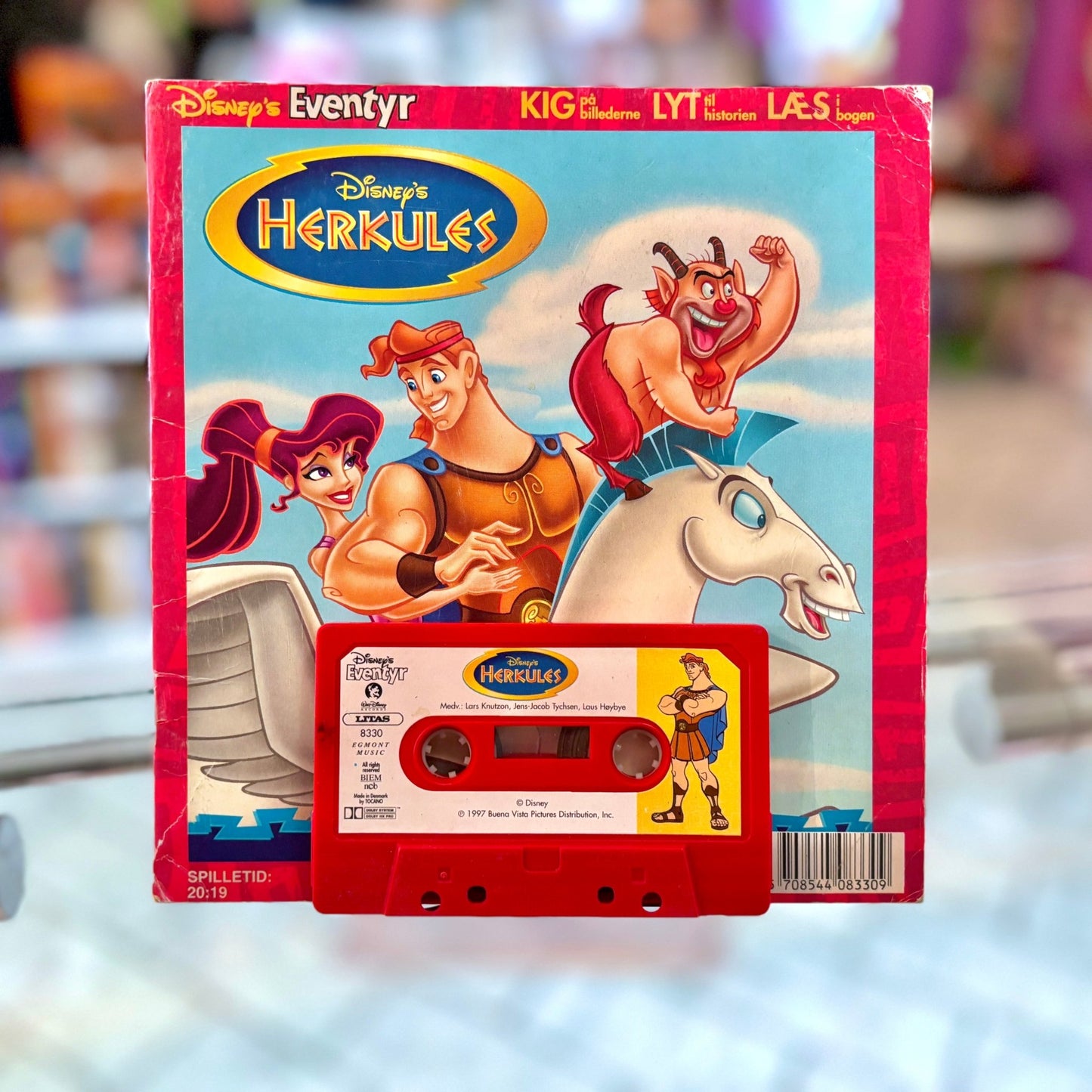 Disney's Hercules - Read Along Book and Cassette Tape (Danish, 1997) - PopCultGang