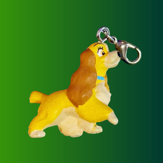 Disney's Lady & The Tramp: Lady The Dog - Phone Charm Dangler Gachapon (Tomy, 2000s) - PopCultGang