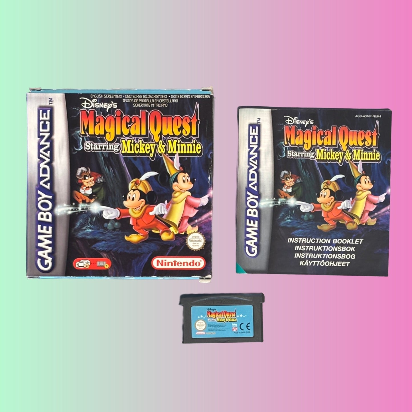 Disney's Magical Quest: Starring Mickey & Minnie Mouse (CIB, Gameboy Advance) - PopCultGang