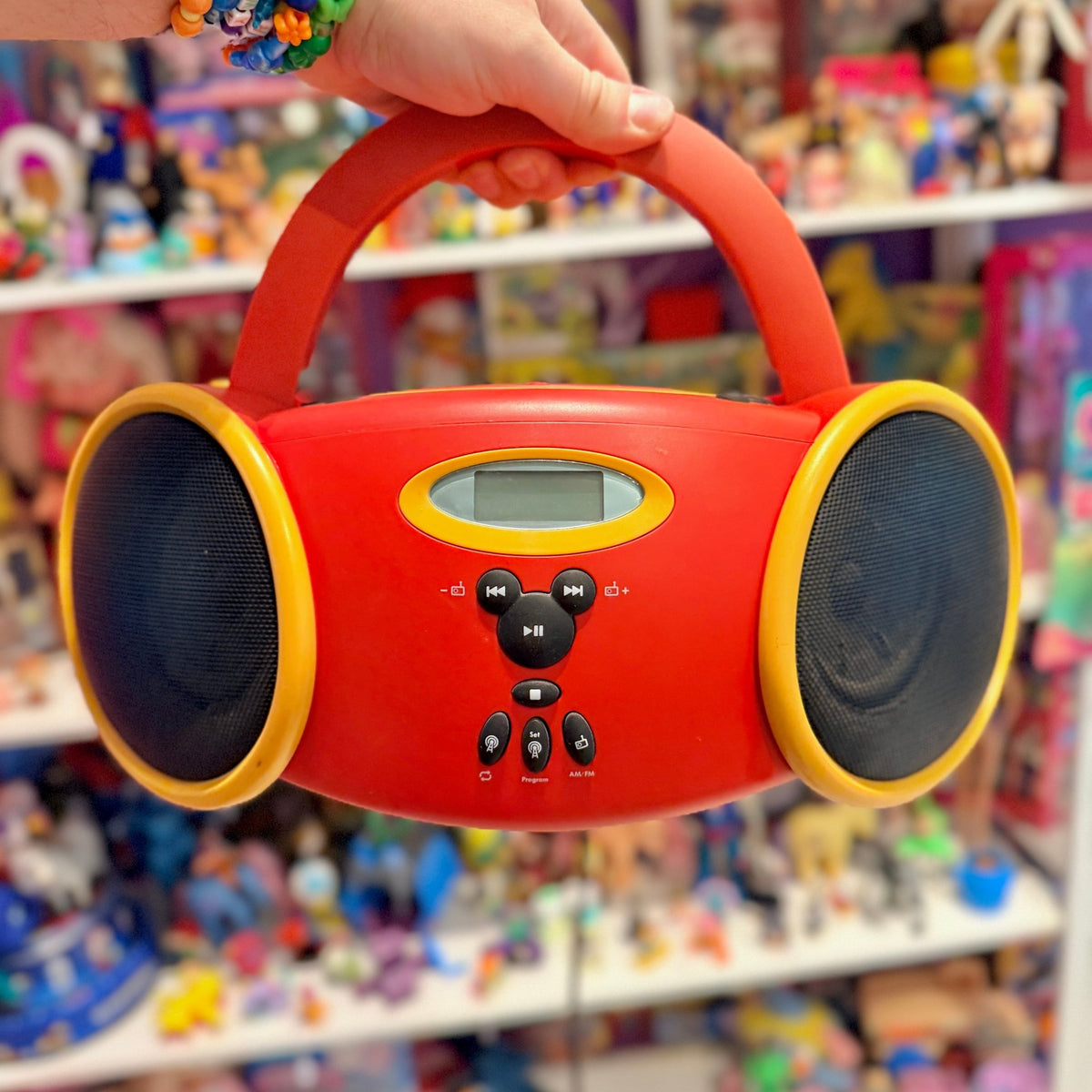 Disney's Mickey Mouse: CD-Player Boombox - FM Radio DB3000-C (2000s) - PopCultGang
