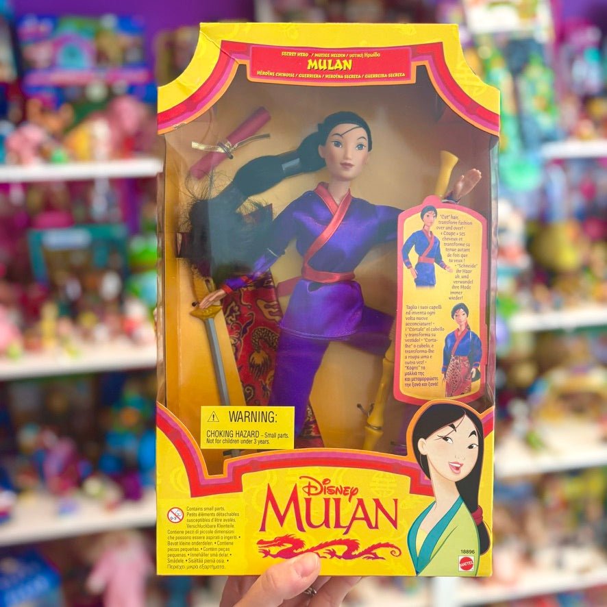 Disney's Mulan: Secret Hero Mulan Doll (NIB, Mattel, 1997) - PopCultGang