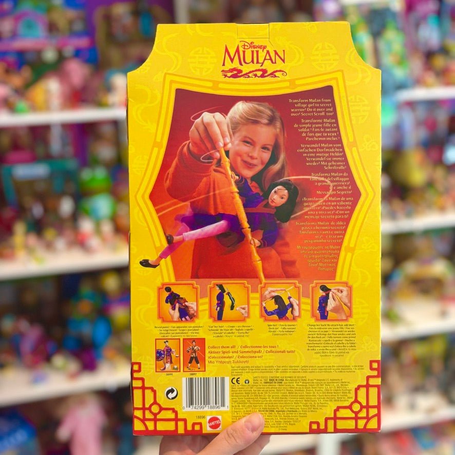 Disney's Mulan: Secret Hero Mulan Doll (NIB, Mattel, 1997) - PopCultGang