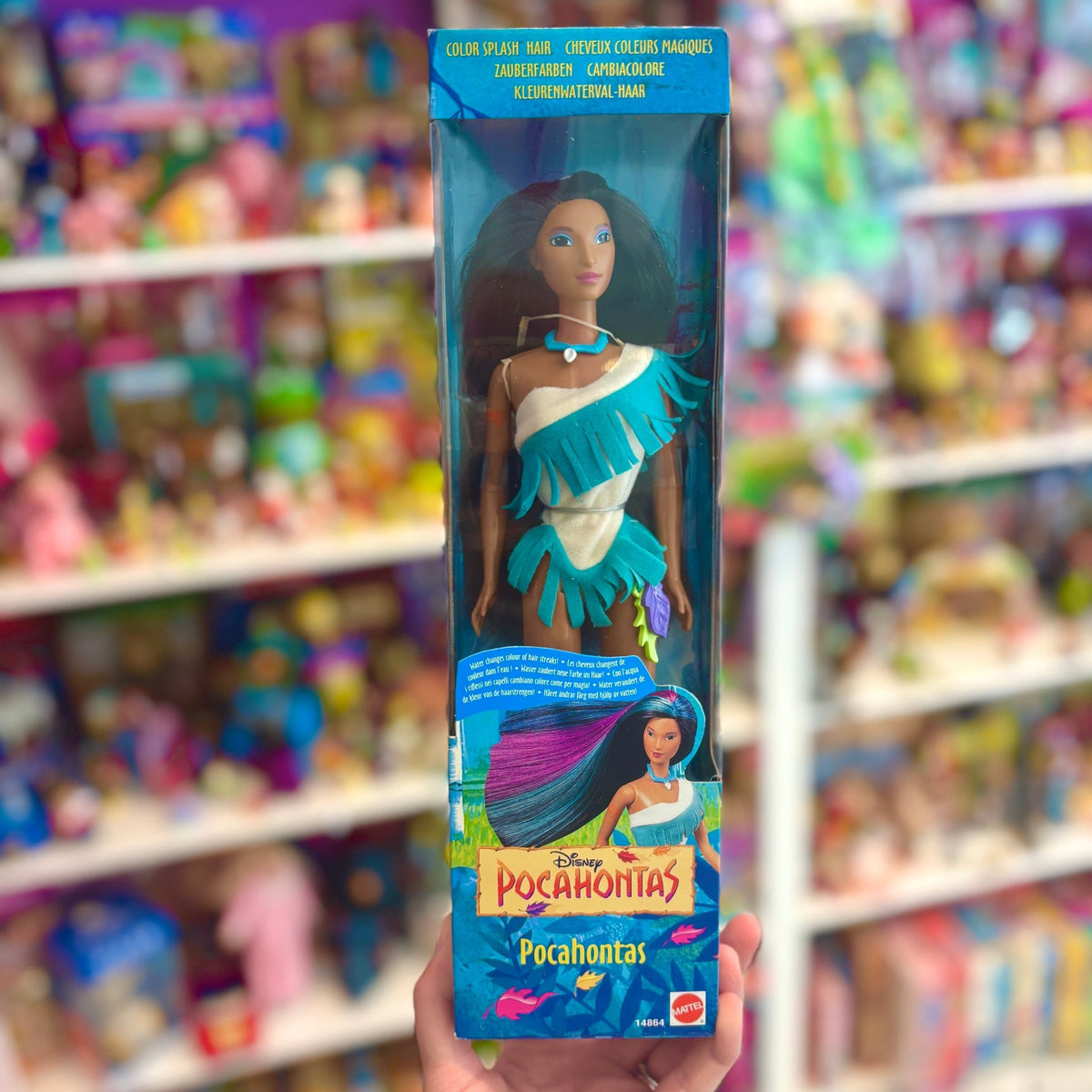 Disney's Pocahontas: Color Splash Hair Doll Set (NIB, Mattel, 1995) - PopCultGang