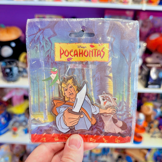 Disney's Pocahontas: John Smith Keychain (new and unopened, 90s) - PopCultGang