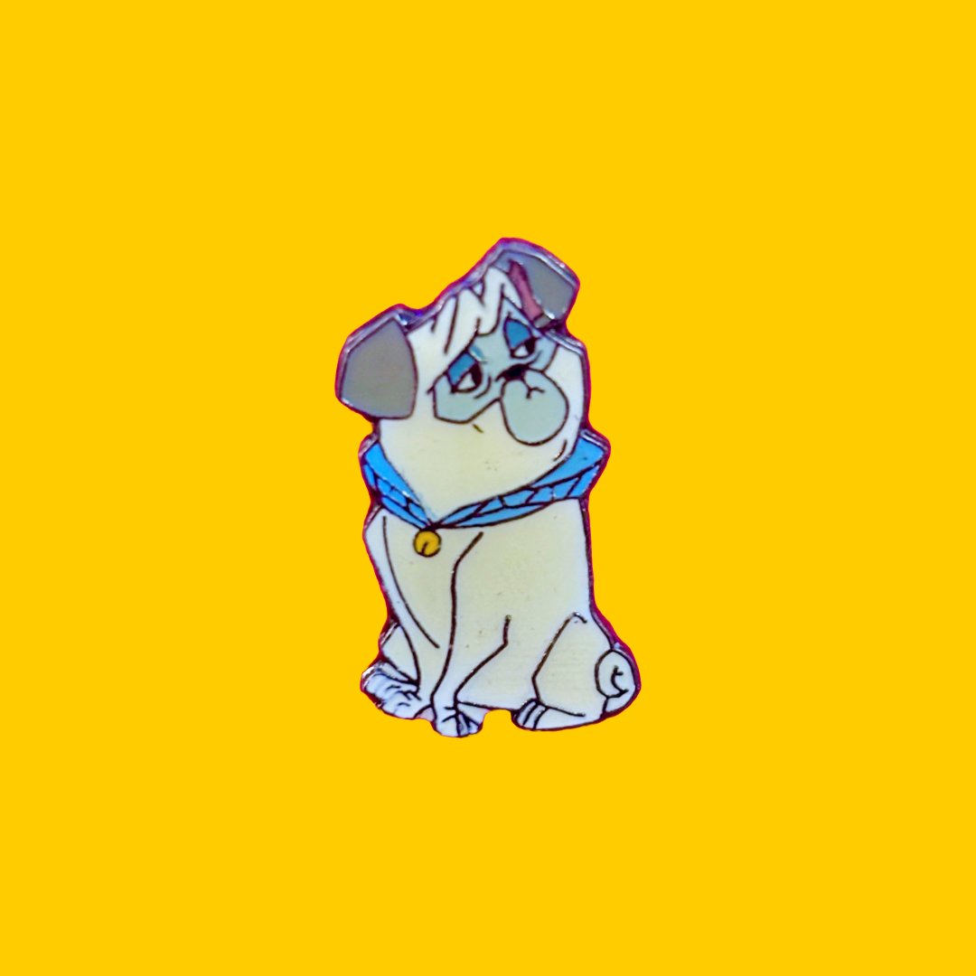 Disney's Pocahontas: Percy The Pug Enamel Pin (90s) - PopCultGang