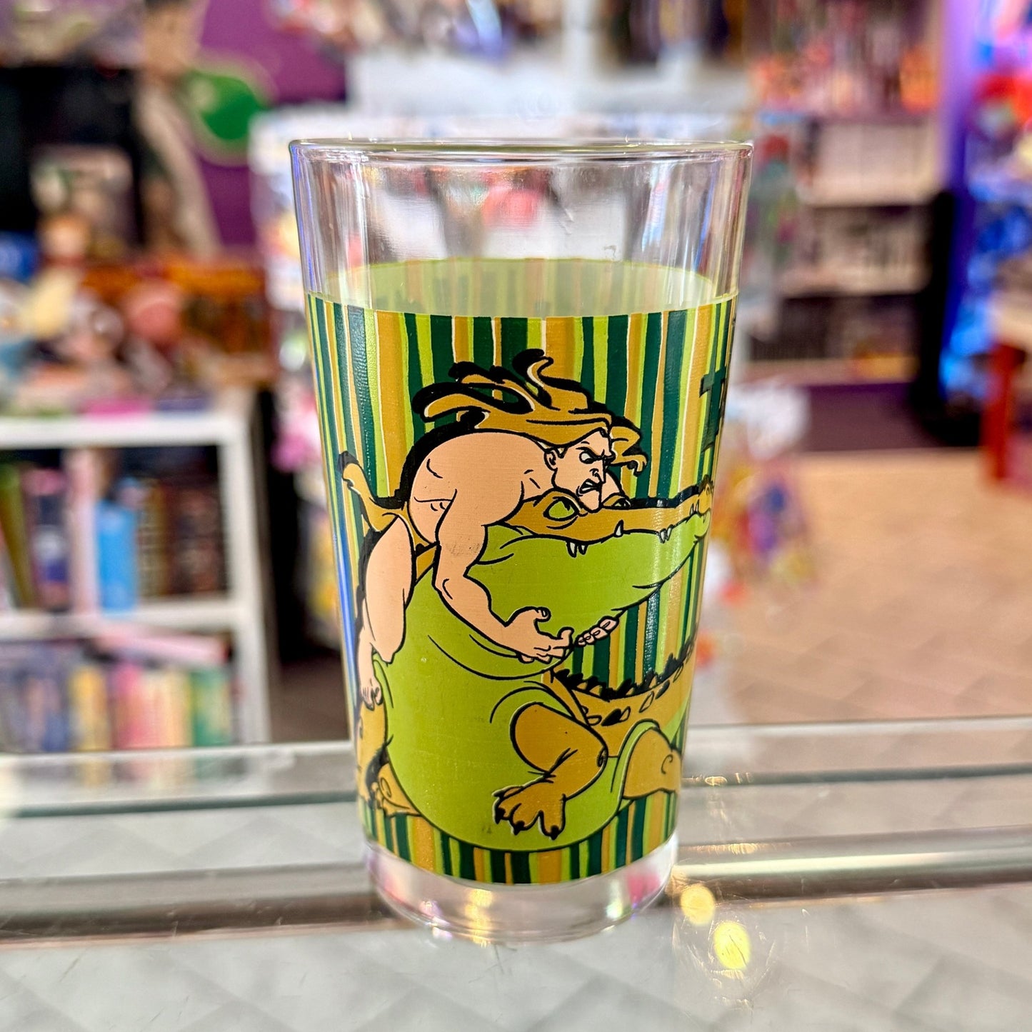 Disney’s Tarzan: Fighting Crocodile - Drinking Glass (1999) - PopCultGang