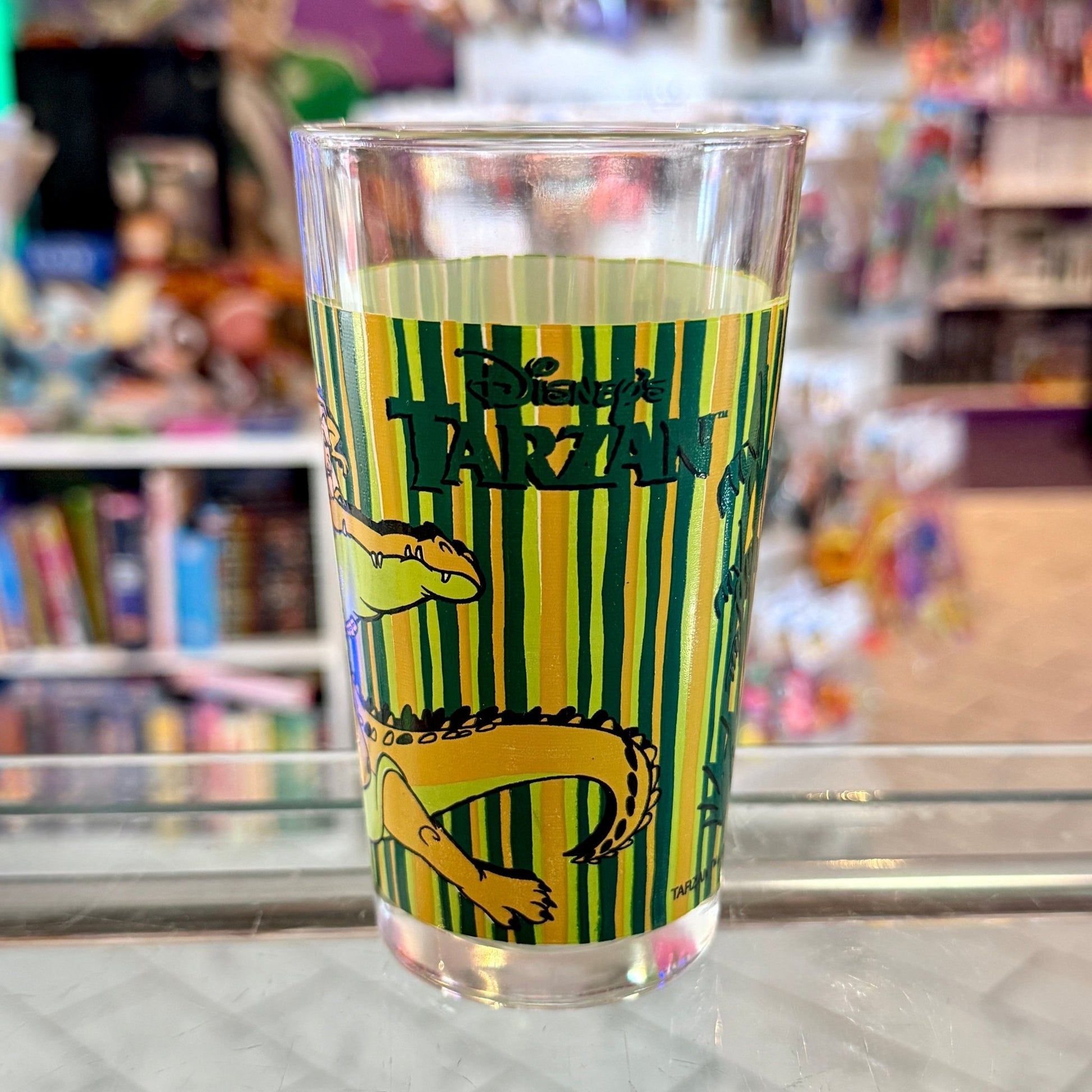 Disney’s Tarzan: Fighting Crocodile - Drinking Glass (1999) - PopCultGang
