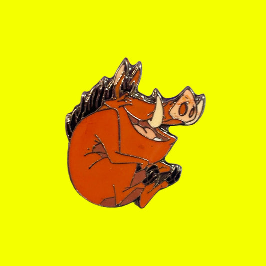 Disney's The Lion King: Pumba Cannonball Enamel Pin (90s) - PopCultGang