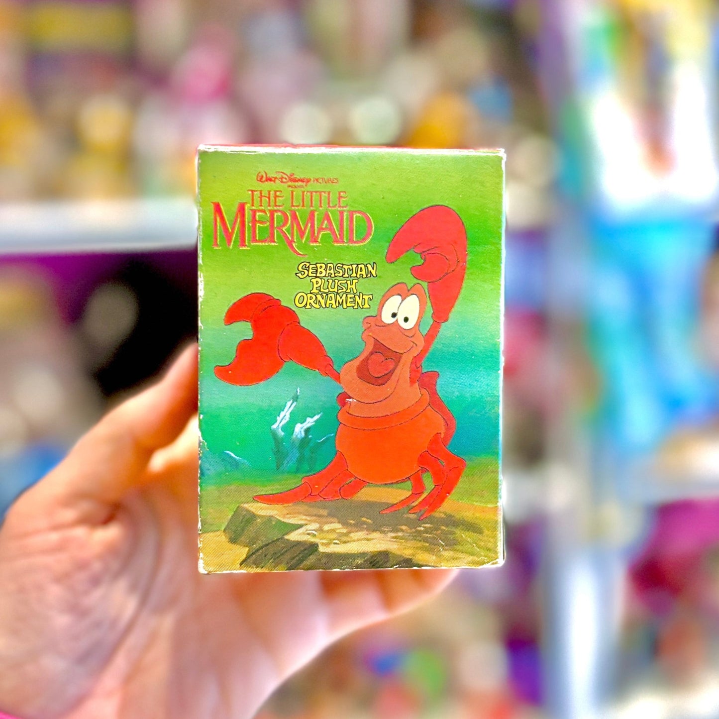 Disney's The Little Mermaid: Sebastian The Crab Plush Holiday Christmas Ornament (McDonalds, 90s) - PopCultGang