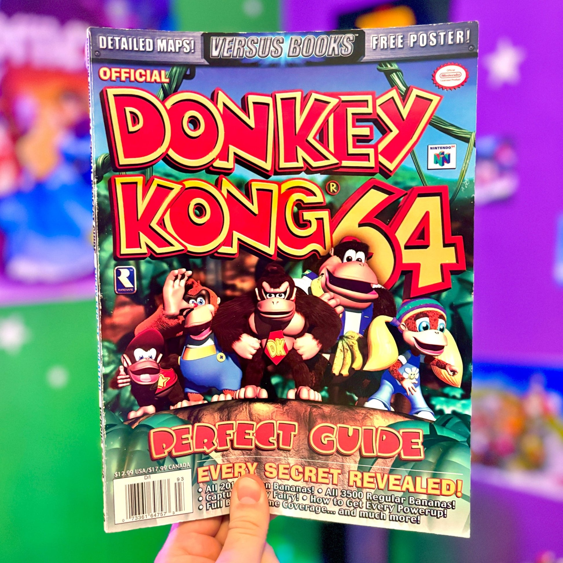 Donkey Kong 64: Official Strategy Guide Nintendo 64 (90s) - PopCultGang