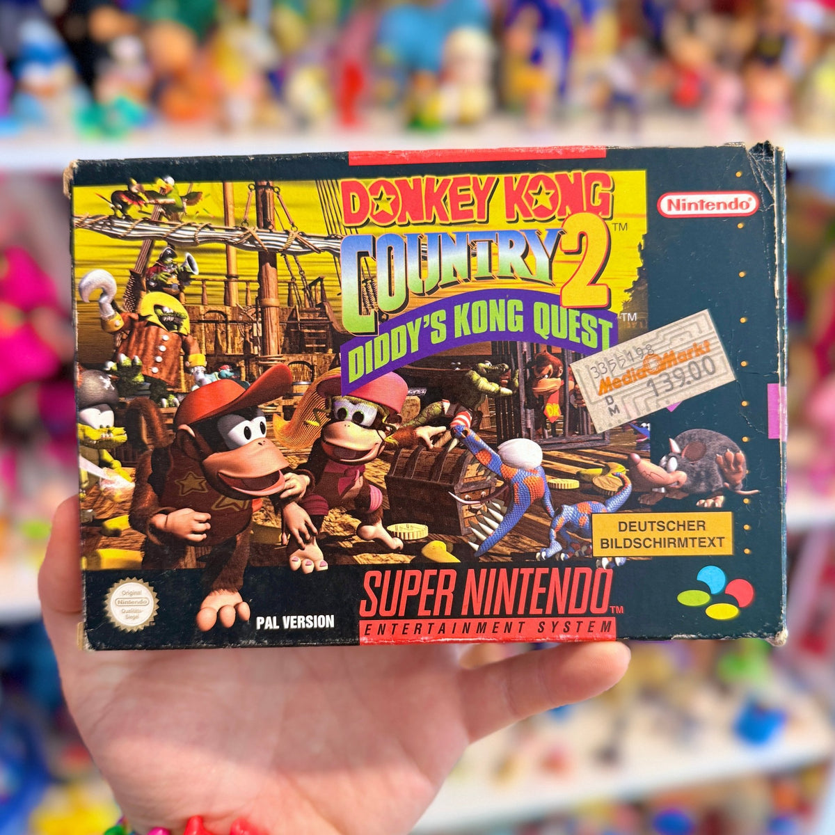 Donkey Kong Country 2: Diddy Kong’s Quest (boxed, Super Nintendo/SNES) - PopCultGang