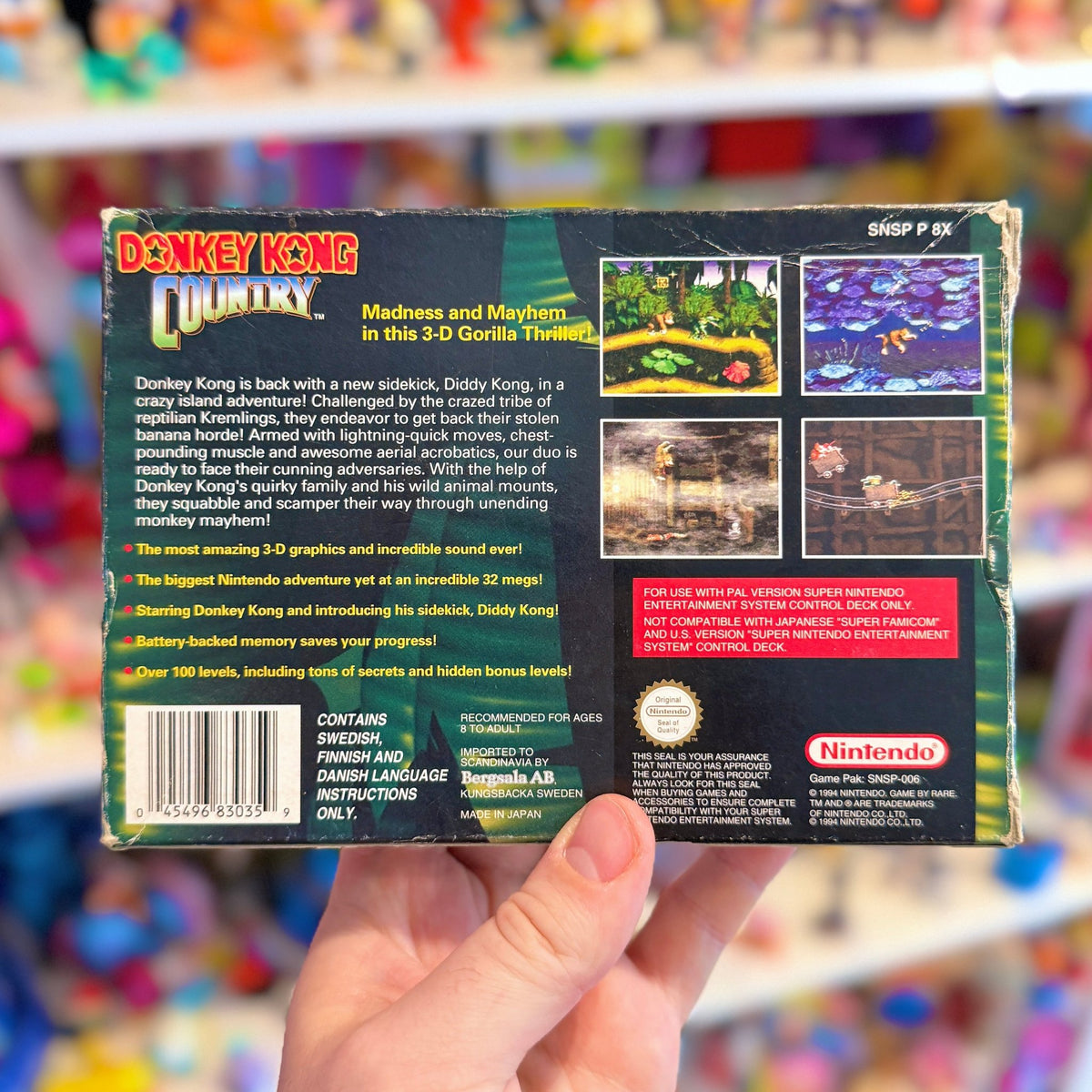Donkey Kong Country (boxed, SNES) - PopCultGang