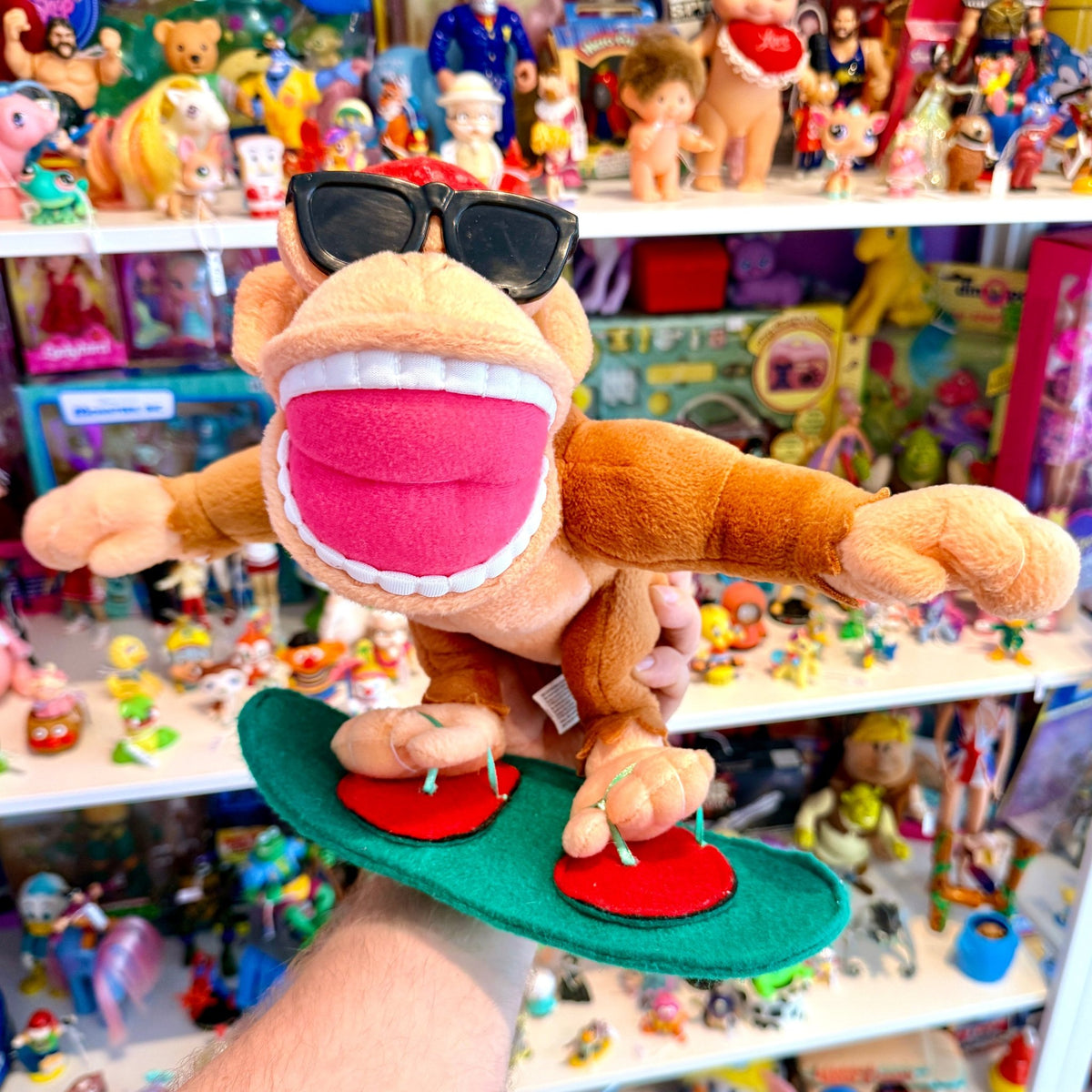 Donkey Kong: Funky Kong Plush (Play-By-Play, 2002) - PopCultGang