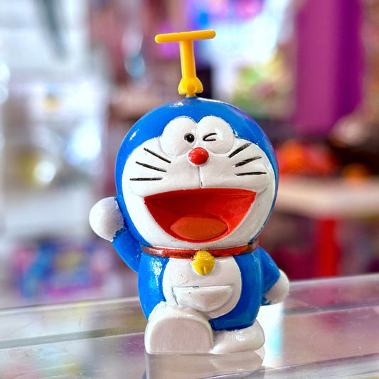 Doraemon: Winking Propeller Finger Puppet - Soft Vinyl Figure (90s) - PopCultGang