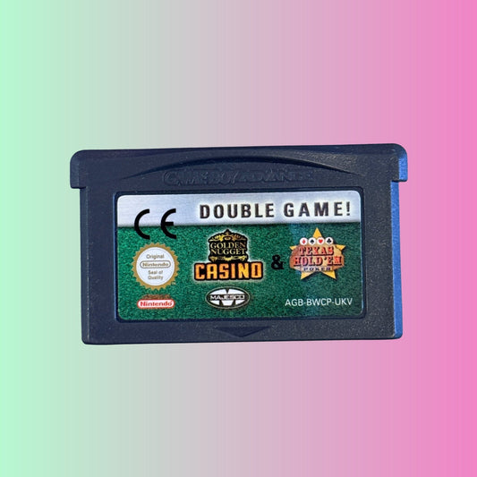 Double Game: Golden Nugget Casino + Texas Hold 'Em (Gameboy Advance) - PopCultGang