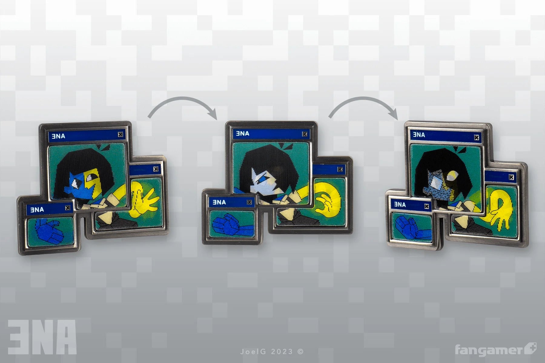 ENA Lenticular Pin (Fangamer) - PopCultGang