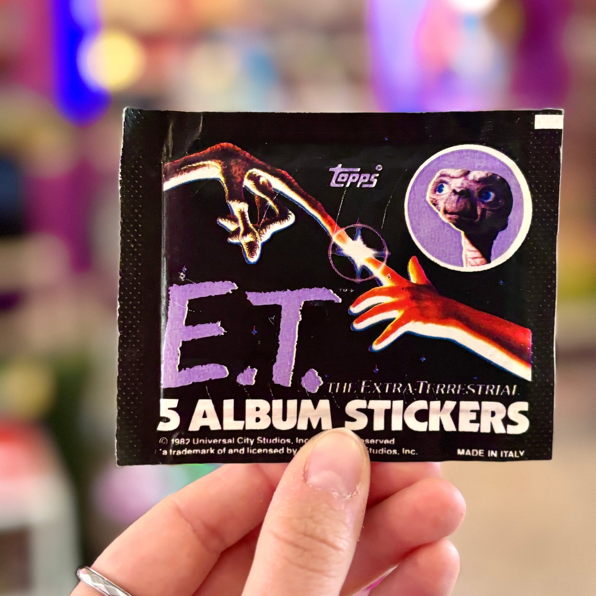 E.T. The Extra - Terrestrial 5 Album Stickers (Topps, 80s) - PopCultGang