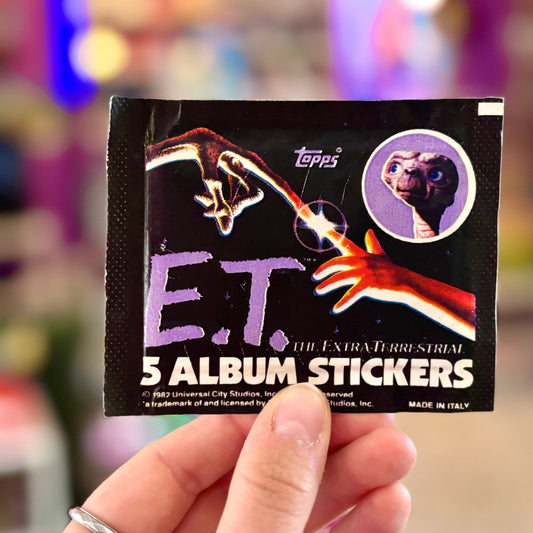 E.T. The Extra - Terrestrial 5 Album Stickers (Topps, 80s) - PopCultGang