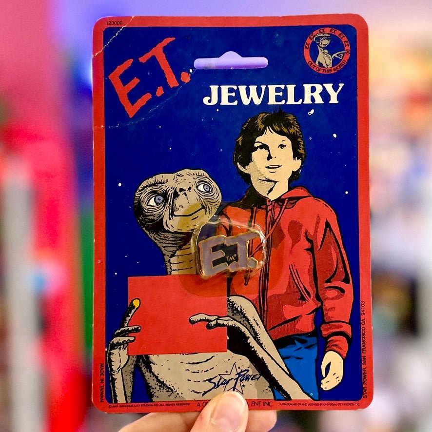 E.T. The Extra Terrestrial Jewelry: Logo Ring (NIB, 80s) - PopCultGang