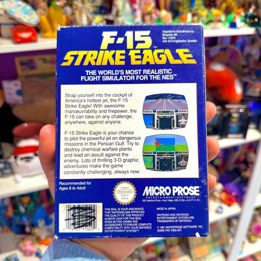 F - 15 Strike Eagle (boxed, NES) - PopCultGang