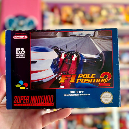 F1 Pole Position 2 (SNES, CIB) - PopCultGang