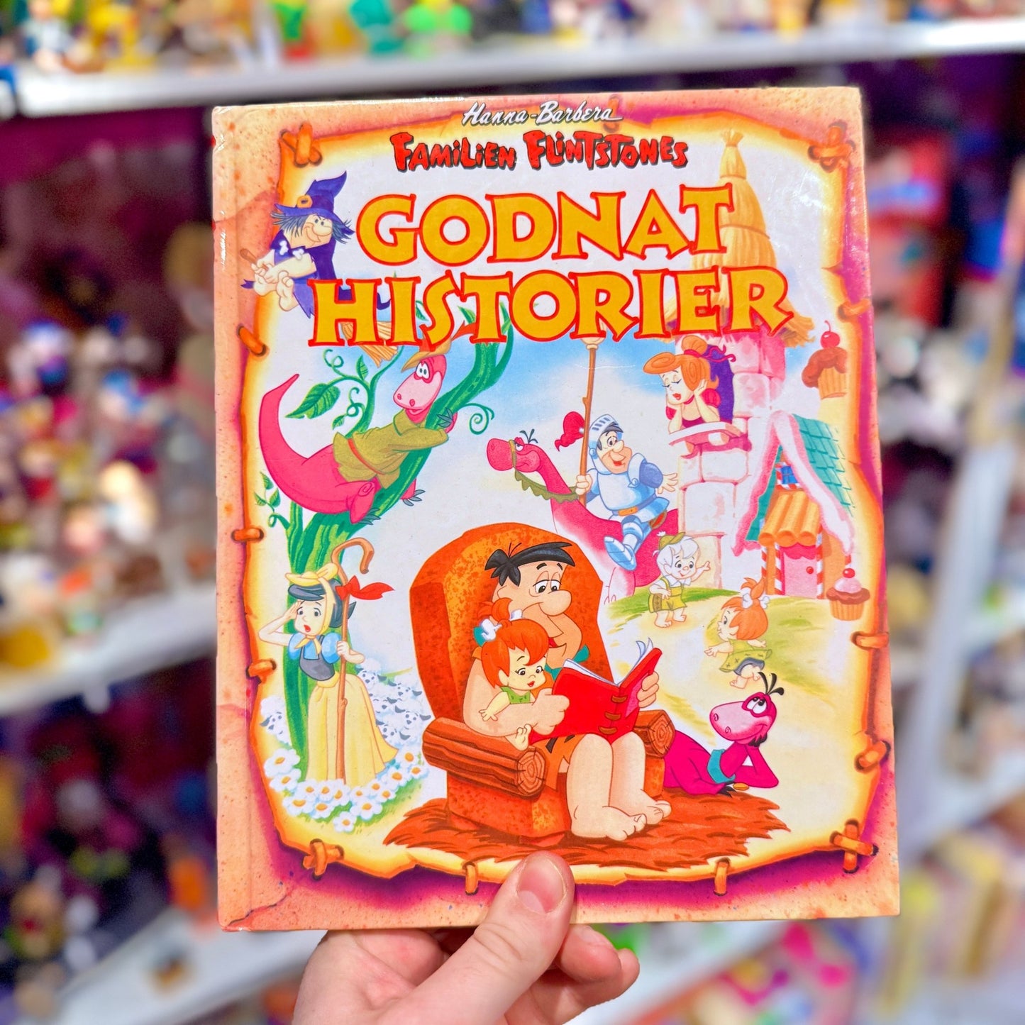 Familien Flintstones: Godnat Historier (danish bok, 90s) - PopCultGang