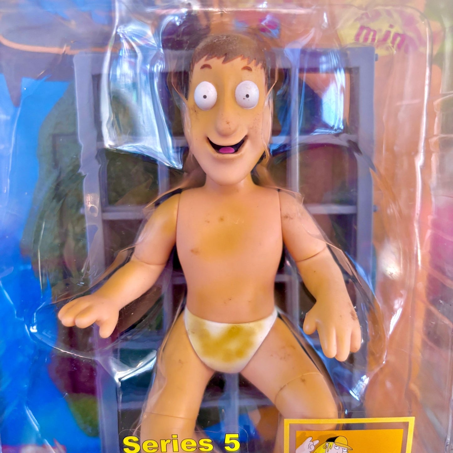 Family Guy: Greased Up Deaf Guy Figure (Series 5, Mezco, 2000s) - PopCultGang