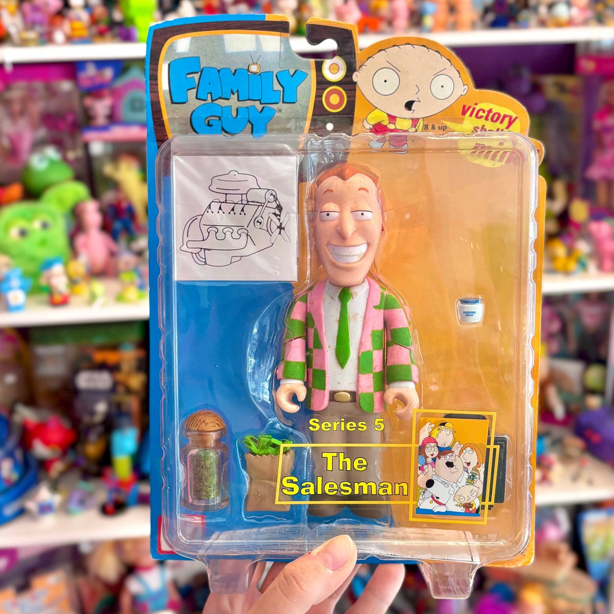 Family Guy: The Salesman Figure (Series 5, Mezco, 2000s) - PopCultGang