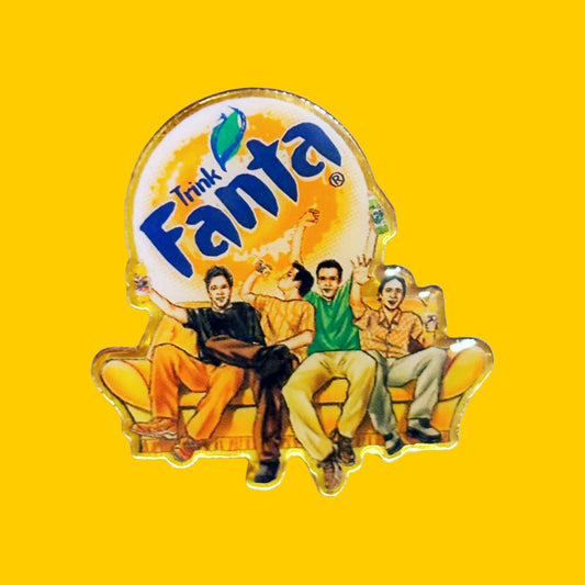 Fanta Friends Promo Enamel Pin (90s) - PopCultGang