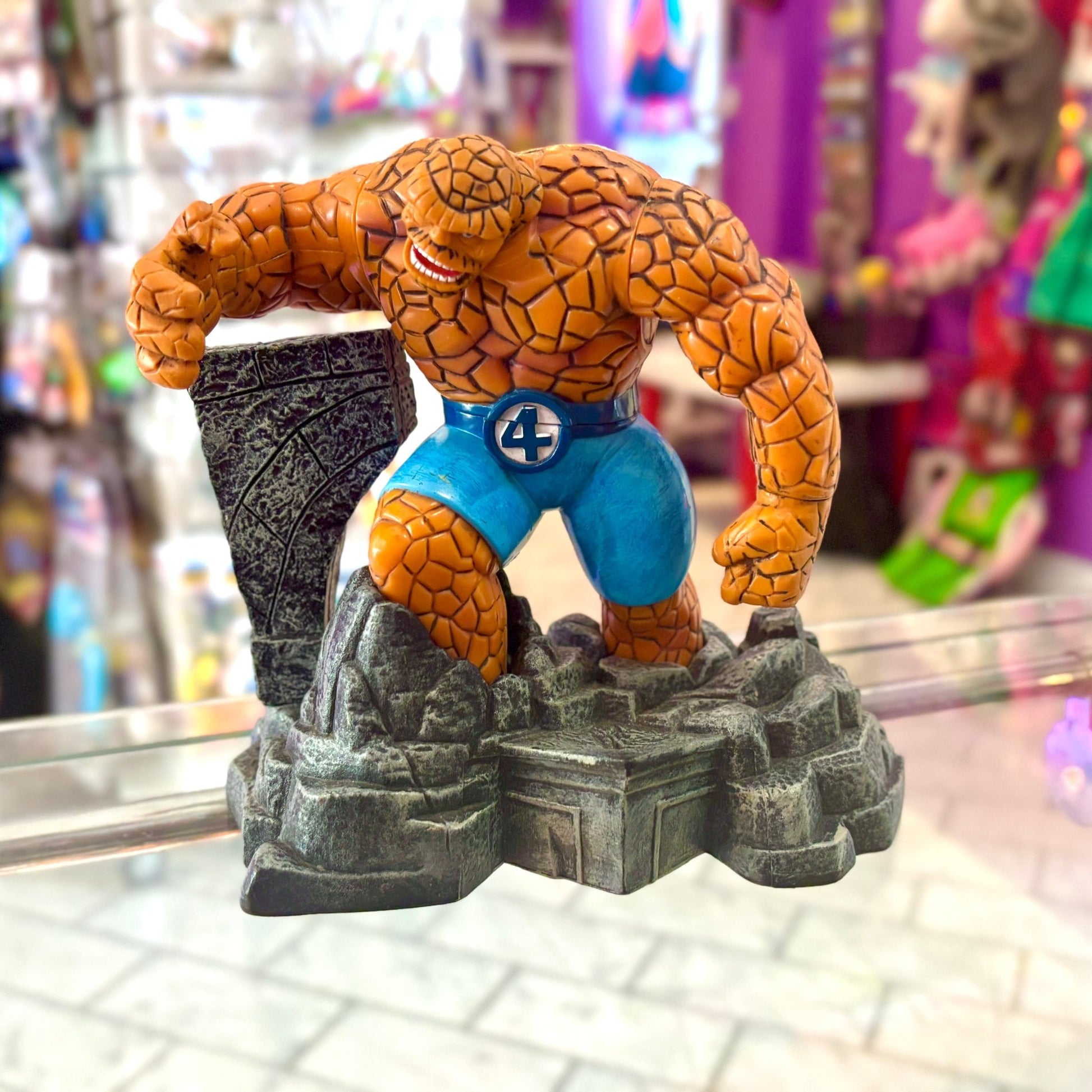 Fantastic Four: The Thing Battle Dice Launcher Figure (Playmates, 2006) - PopCultGang