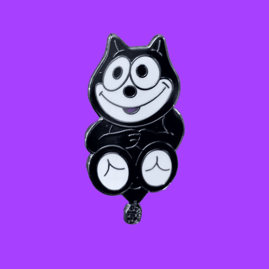 Felix The Cat Air Balloon Enamel Pin (90s) - PopCultGang