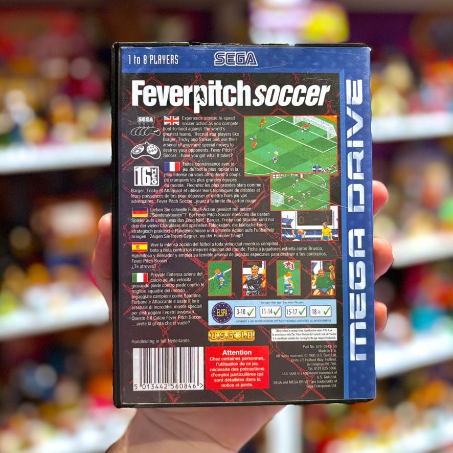 Fever Pitch Soccer (Sega Mega Drive) - PopCultGang