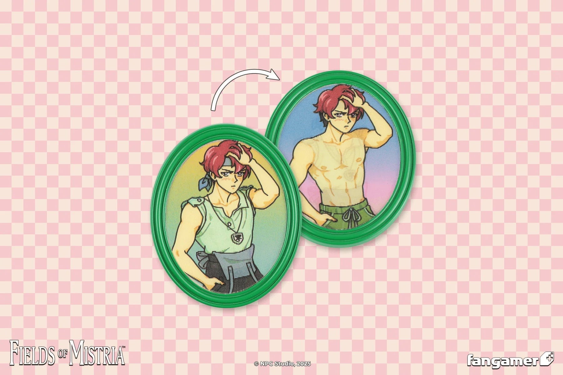 Fields of Mistria: March Lenticular Pin (Fangamer) - PopCultGang