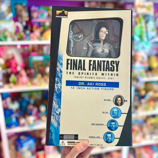 Final Fantasy: The Spirits Within - Dr. Aki Ross 30 cm Action Figure Doll (NIB, Bandai, 2001) - PopCultGang