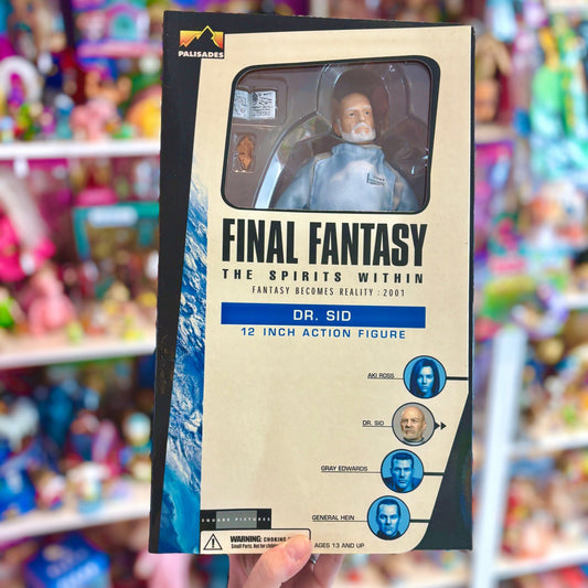 Final Fantasy: The Spirits Within - Dr. Sid 30 cm Action Figure Doll (NIB, Bandai, 2001) - PopCultGang