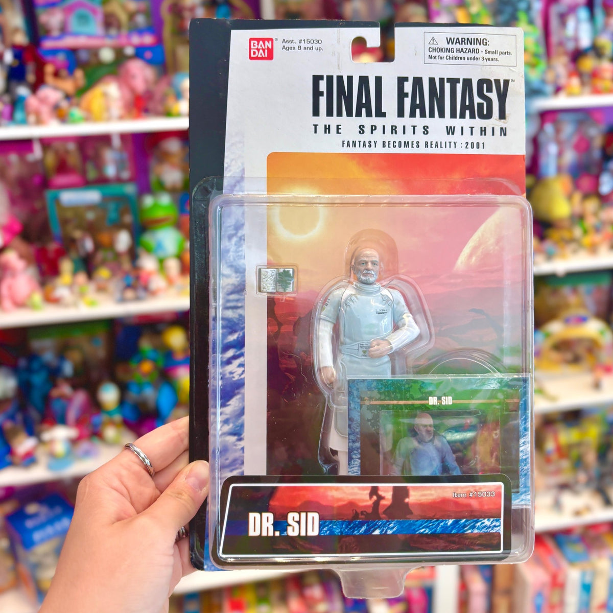 Final Fantasy: The Spirits Within - Dr. Sid Action Figure (MOC, Bandai, 2001) - PopCultGang