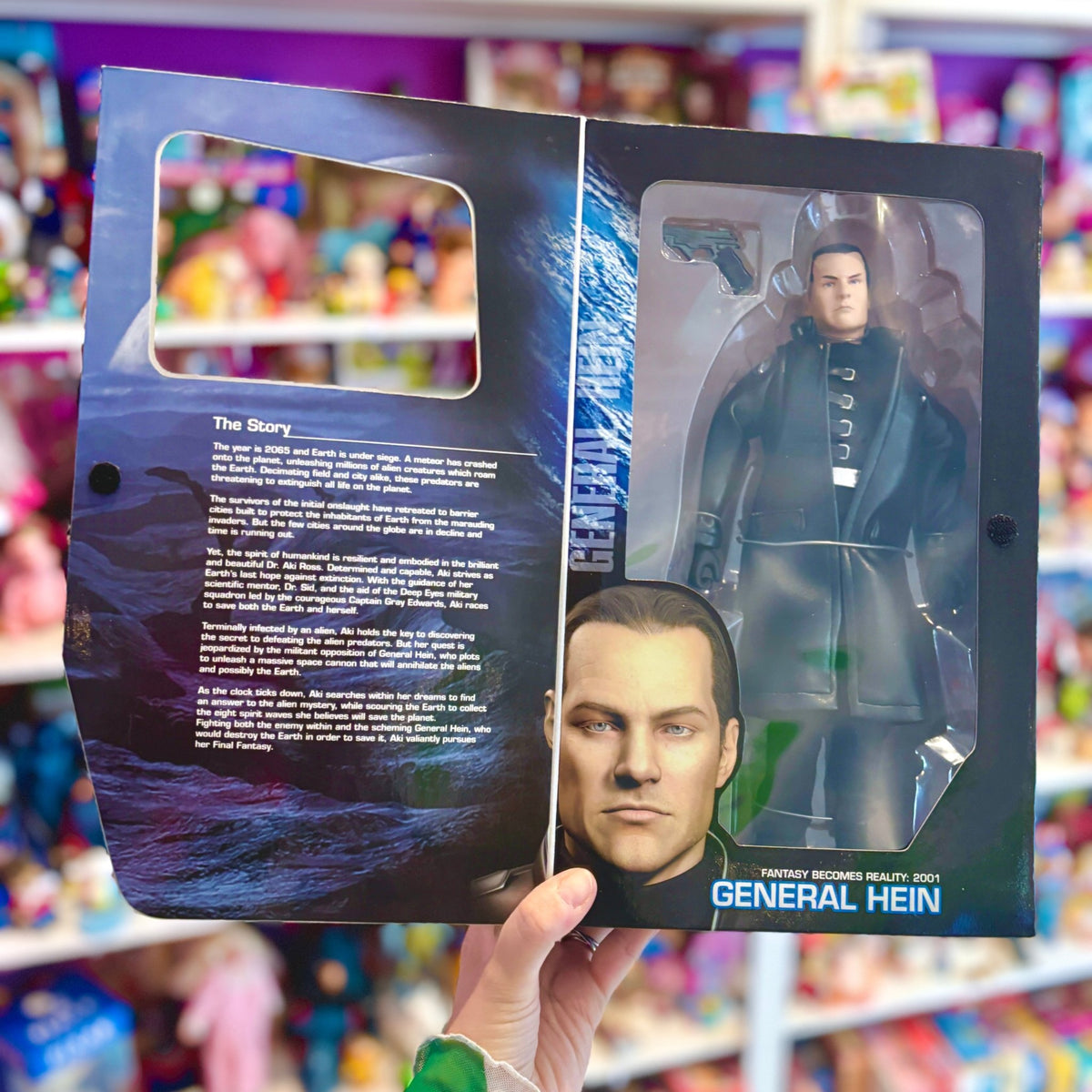 Final Fantasy: The Spirits Within - General Hein 30 cm Action Figure Doll (NIB, Bandai, 2001) - PopCultGang