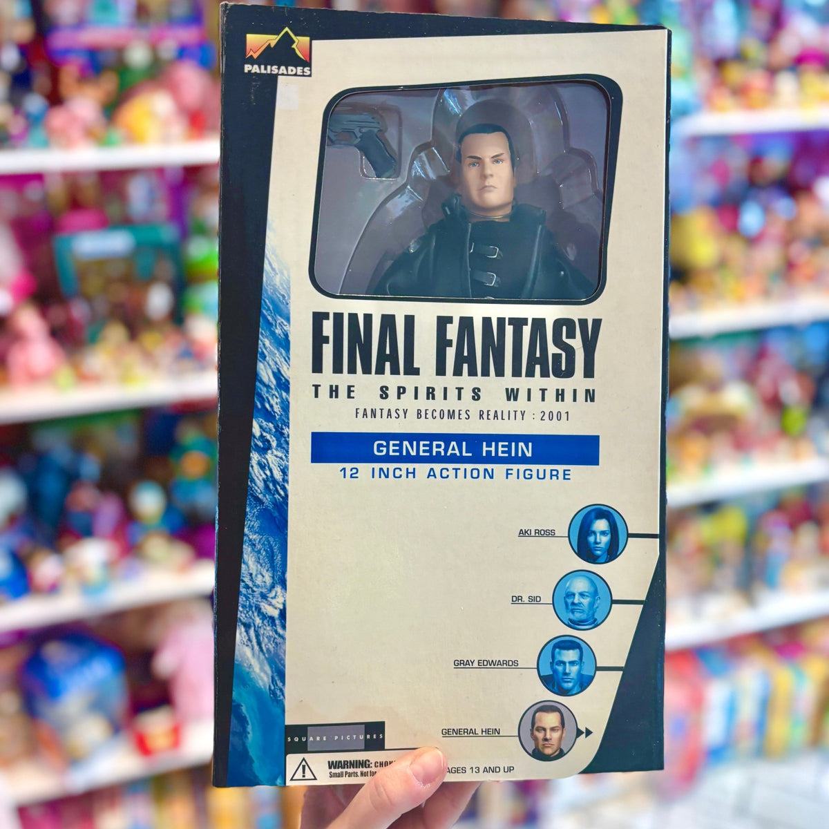 Final Fantasy: The Spirits Within - General Hein 30 cm Action Figure Doll (NIB, Bandai, 2001) - PopCultGang