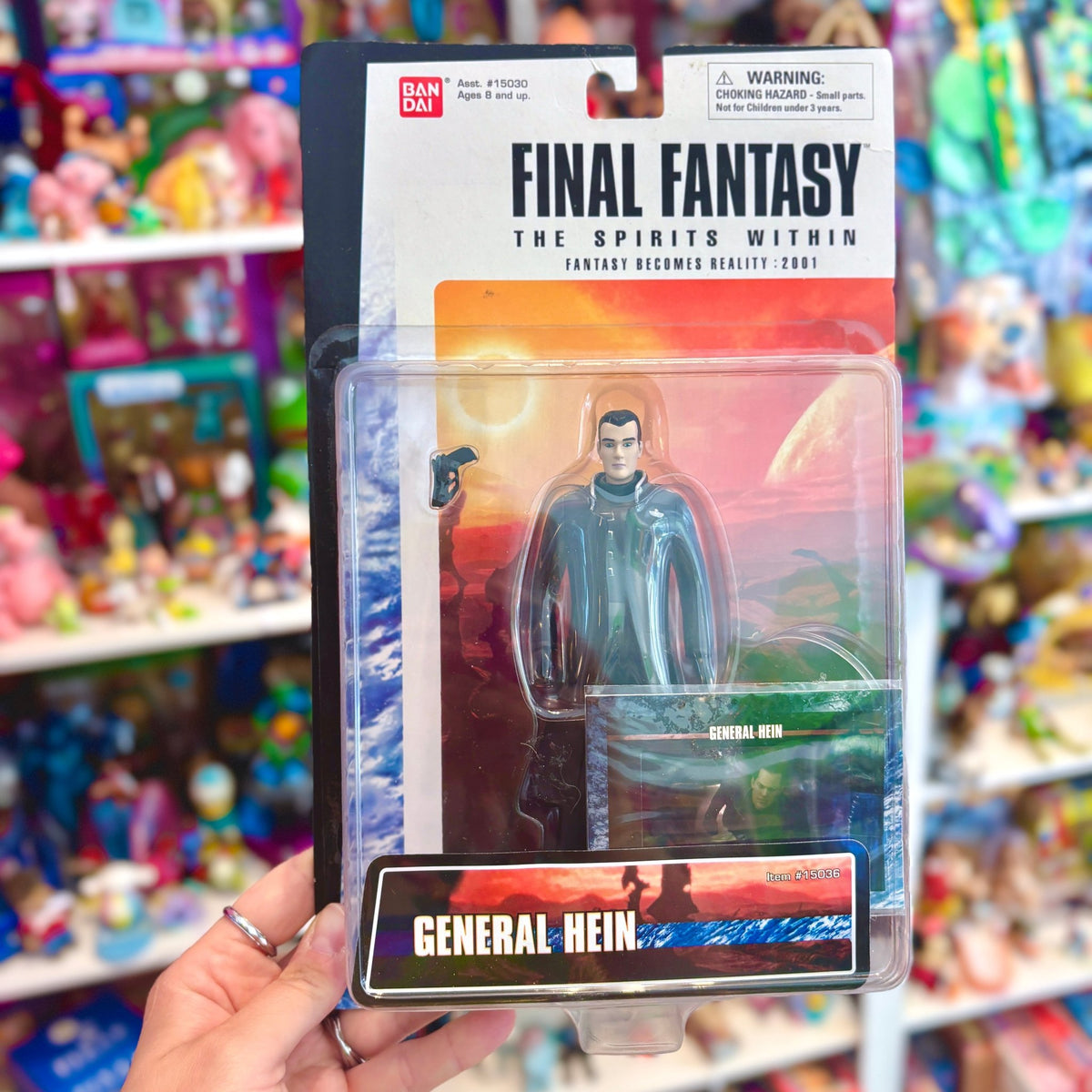 Final Fantasy: The Spirits Within - General Hein Action Figure (MOC, Bandai, 2001) - PopCultGang