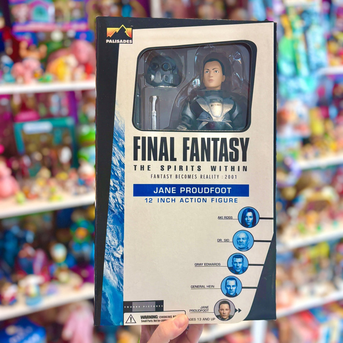 Final Fantasy: The Spirits Within - Jane Proudfoot 30 cm Action Figure Doll (NIB, Bandai, 2001) - PopCultGang