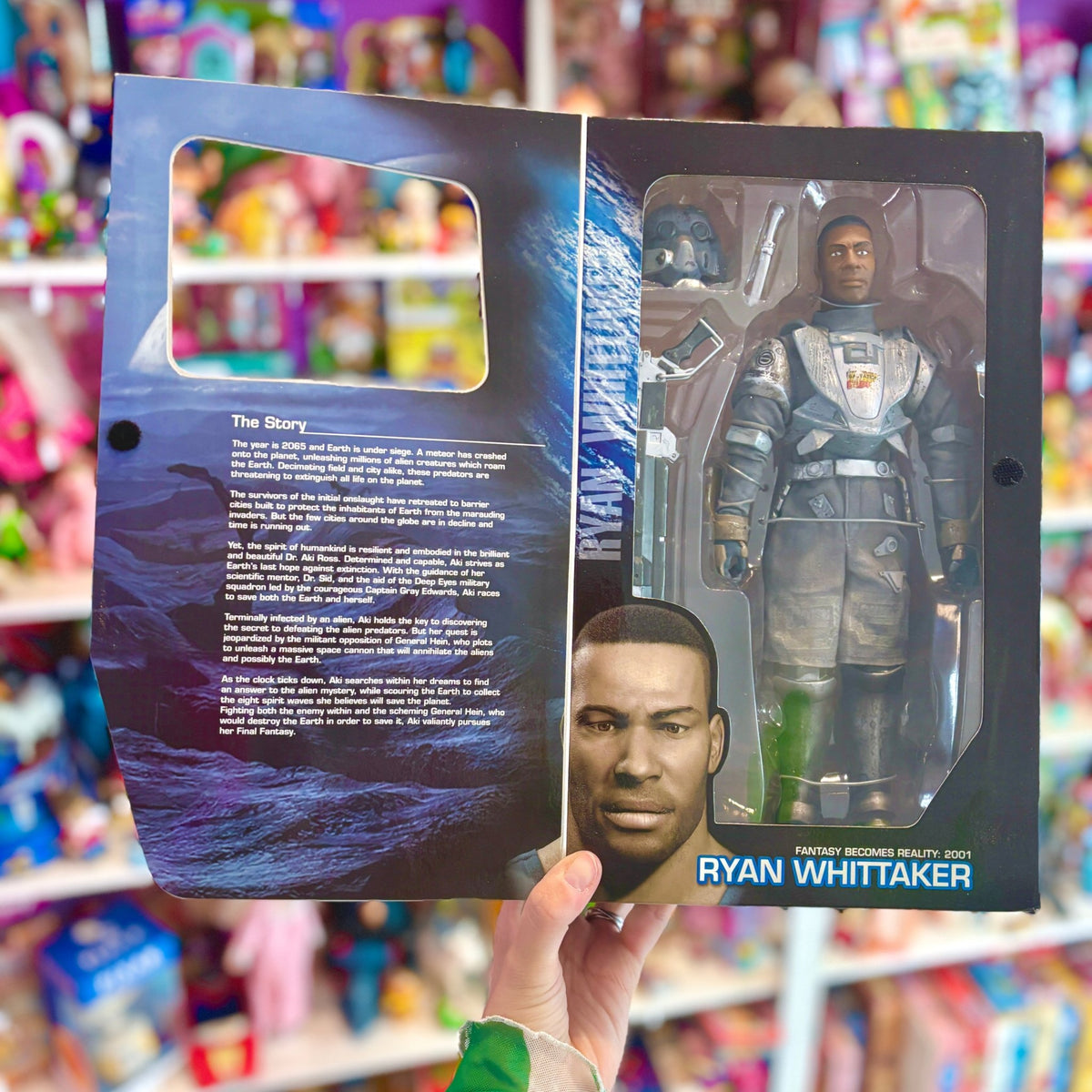 Final Fantasy: The Spirits Within - Ryan Whittaker 30 cm Action Figure Doll (NIB, Bandai, 2001) - PopCultGang