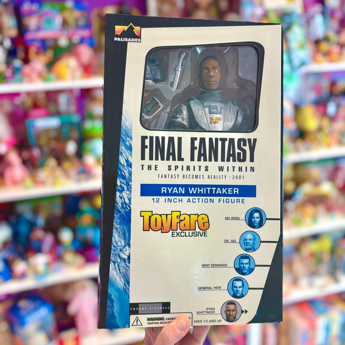 Final Fantasy: The Spirits Within - Ryan Whittaker 30 cm Action Figure Doll (NIB, Bandai, 2001) - PopCultGang