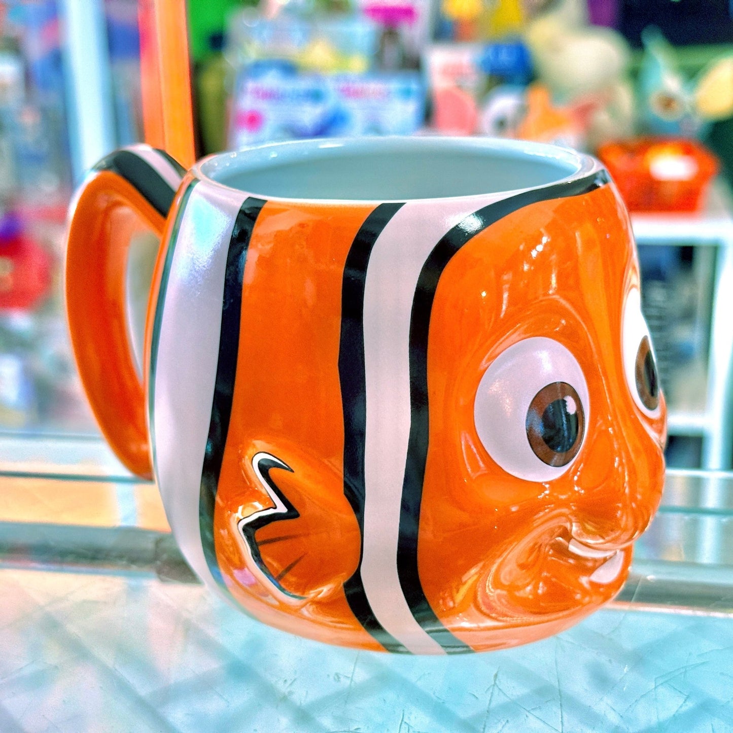Finding Nemo: Nemo Clown Fish 3D Face Ceramic Mug (Disney Store, 2010s) - PopCultGang