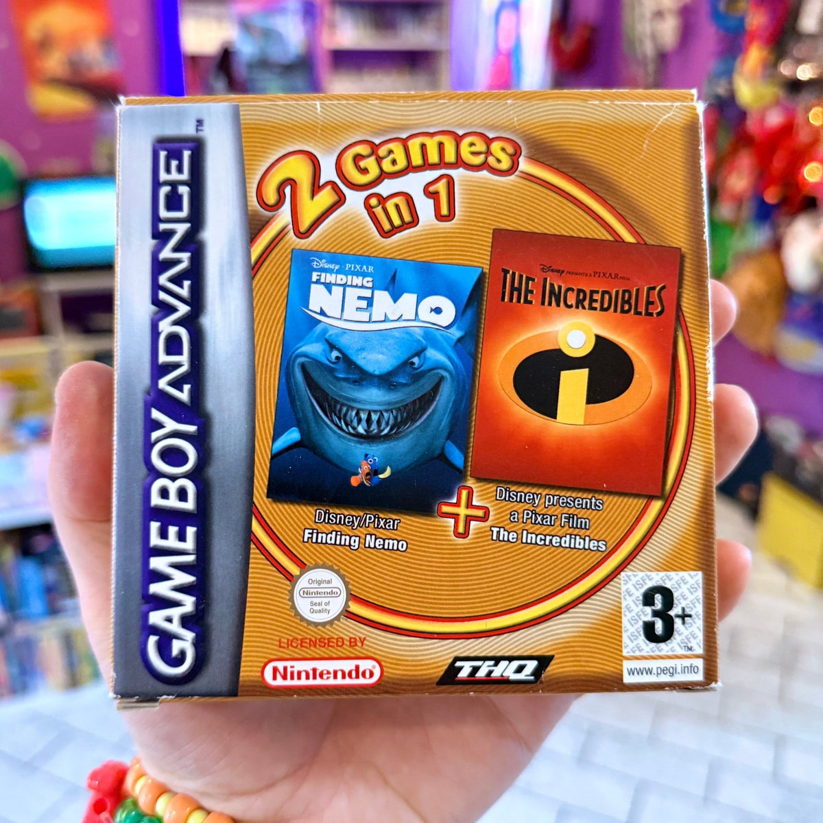 Finding Nemo + The Incredibles - 2 Games In 1 (CIB, Gameboy Advance) - PopCultGang