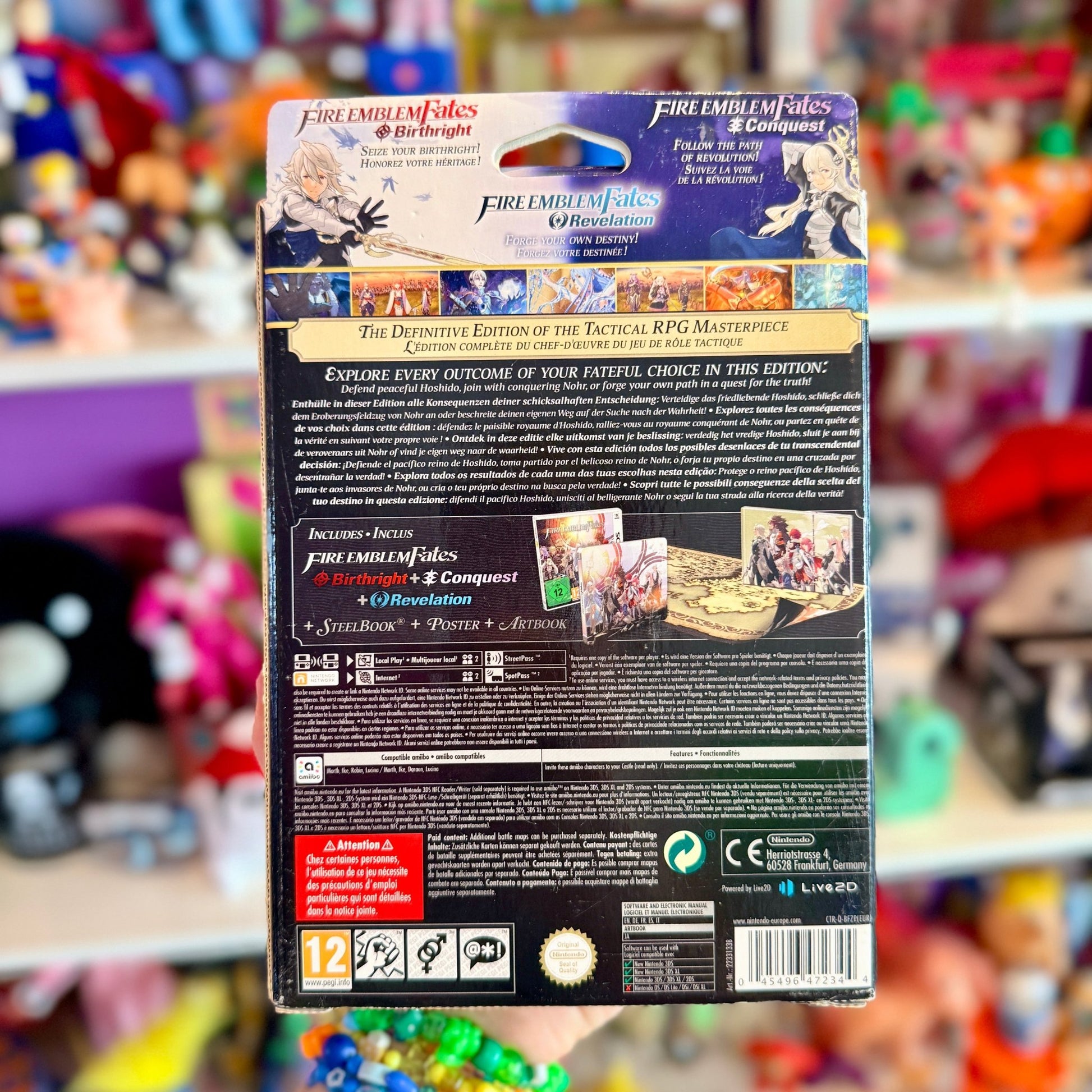 Fire Emblem Fates: Limited Edition - Fates + Conquest + Revelation (Nintendo 3DS) - PopCultGang