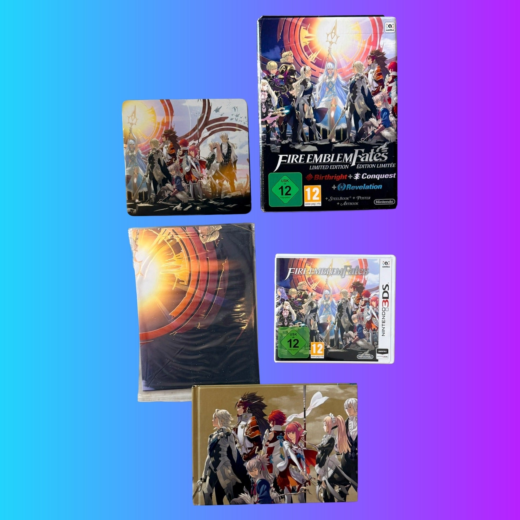 Fire Emblem Fates: Limited Edition - Fates + Conquest + Revelation (Nintendo 3DS) - PopCultGang