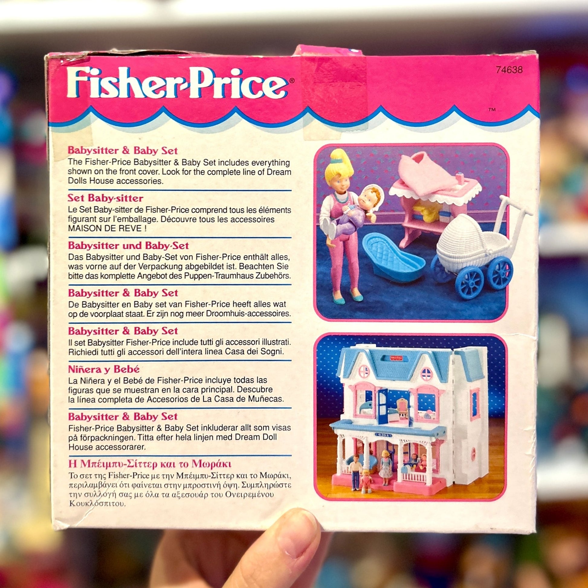 Fisher - Price: Dream Doll House - Babysitter & Baby Set (1995) - PopCultGang