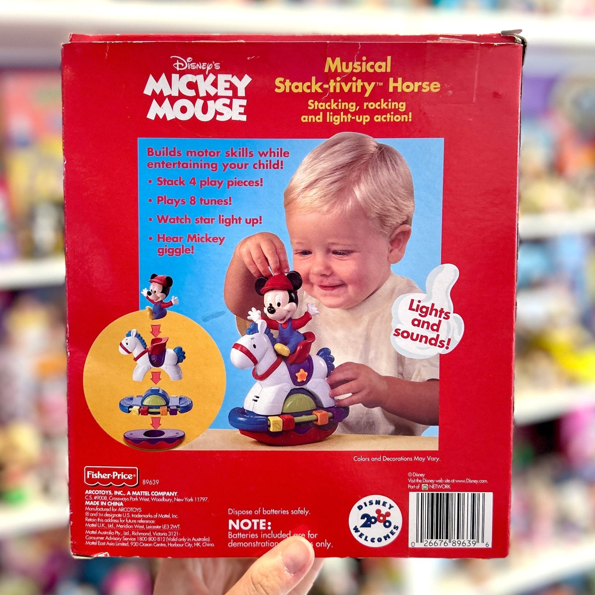 Fisher - Price: Mickey Mouse Musical Stack - tivity Horse (2000) - PopCultGang