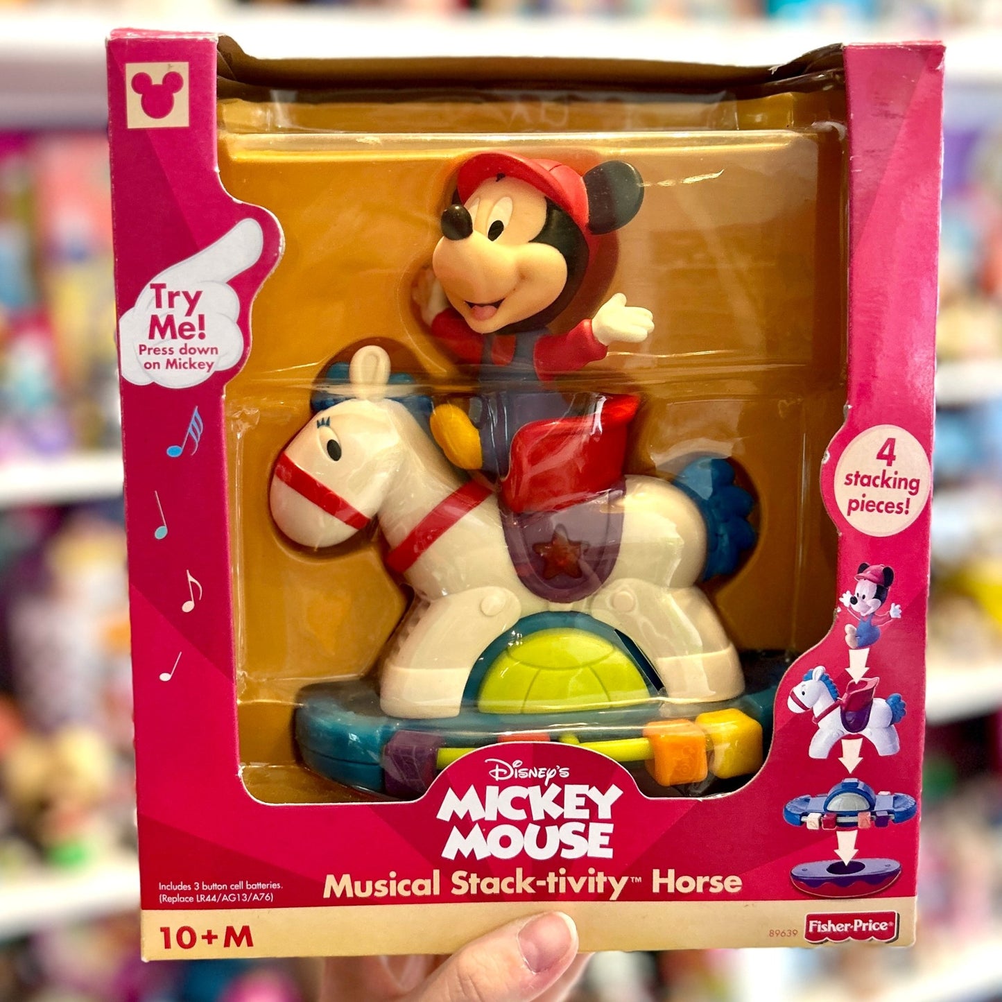 Fisher - Price: Mickey Mouse Musical Stack - tivity Horse (2000) - PopCultGang